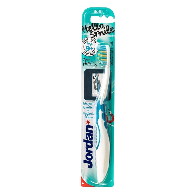 Vaikiškas dantų šepetėlis 9+ JORDAN HELLO SMILE