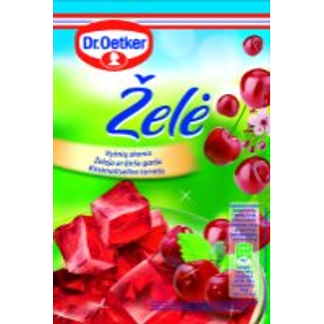 Želė vyšnių skonio DR. OETKER, 72 g