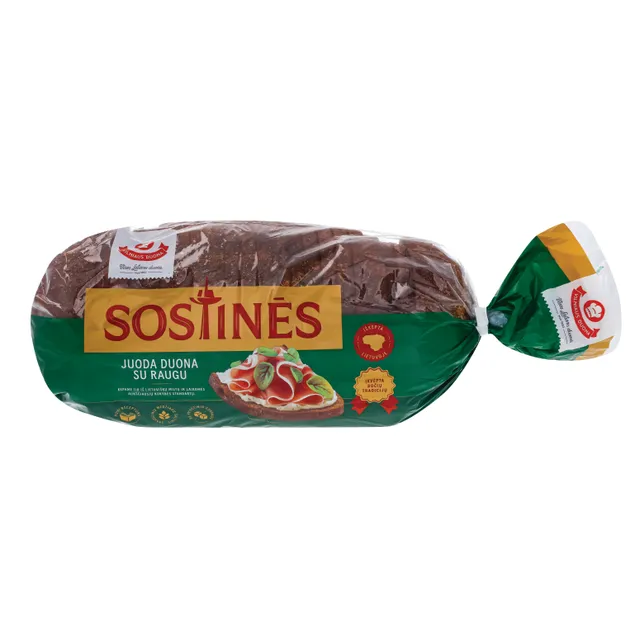 Juoda duona su raugu SOSTINĖS, 800 g