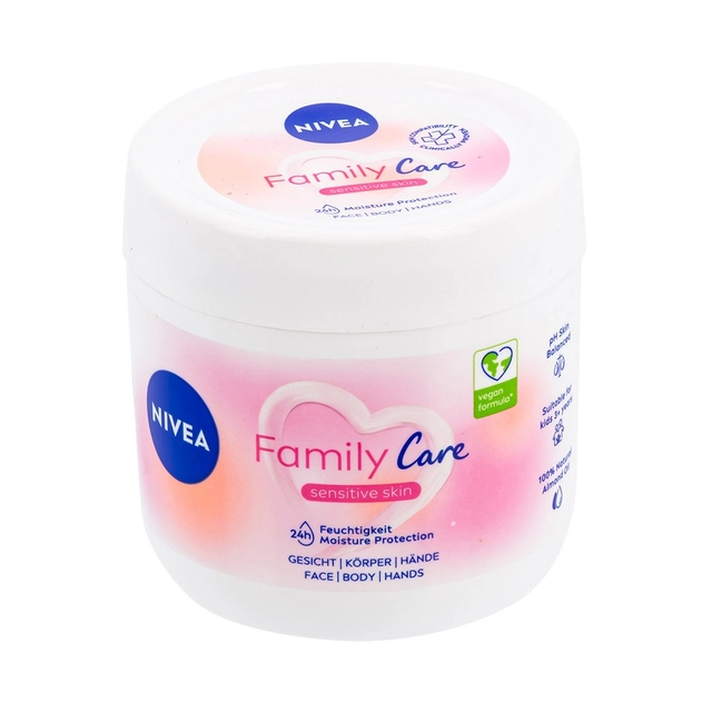 Lengvas drėkinamasis kremas visai šeimai NIVEA FAMILY CARE, 450 ml