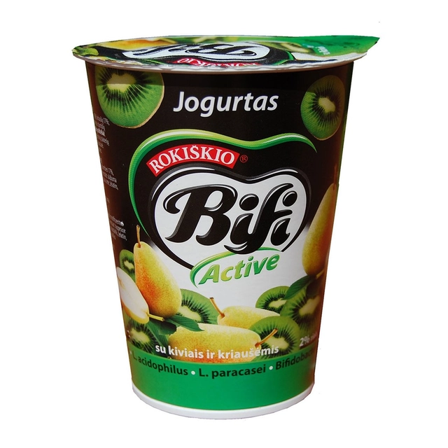 Йогурт с киви и грушами BIFI ACTIVE, 2% жира, 360 г