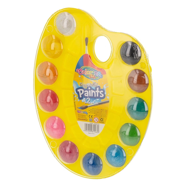 Akvarelė COLORINO KIDS, 12 spalvų paletėje
