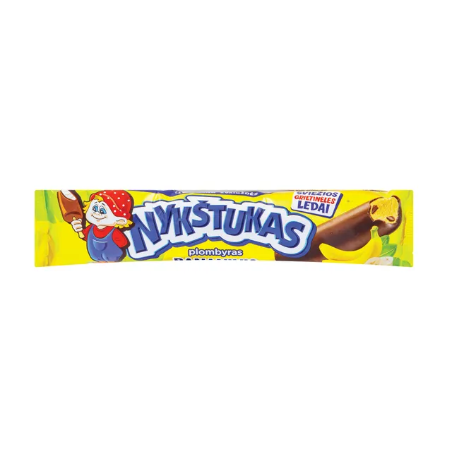 Frosted banana ice cream 'NYKŠTUKAS', 80ml/58g