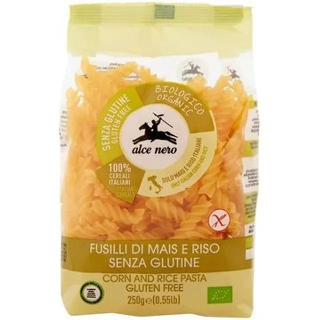 Bio Makaronai be glitimo FUSILLI, 250 g