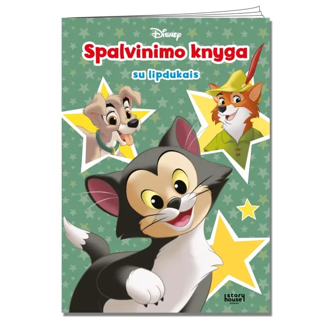 Knyga DISNEY. SPALVINIMO KNYGA SU LIPDUKAIS