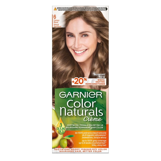 Plaukų dažai GARNIER COLOR NATURAL 6