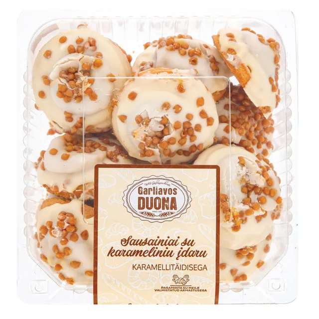 Sausainiai su karameliniu įdaru GARLIAVOS DUONA, 300 g