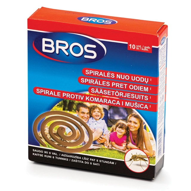 Спирали от комаров BROS, 10 шт.