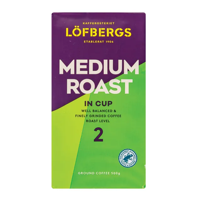 Coffee LÖFBERGS MEDIUM ROAST IN CUP, 500 g