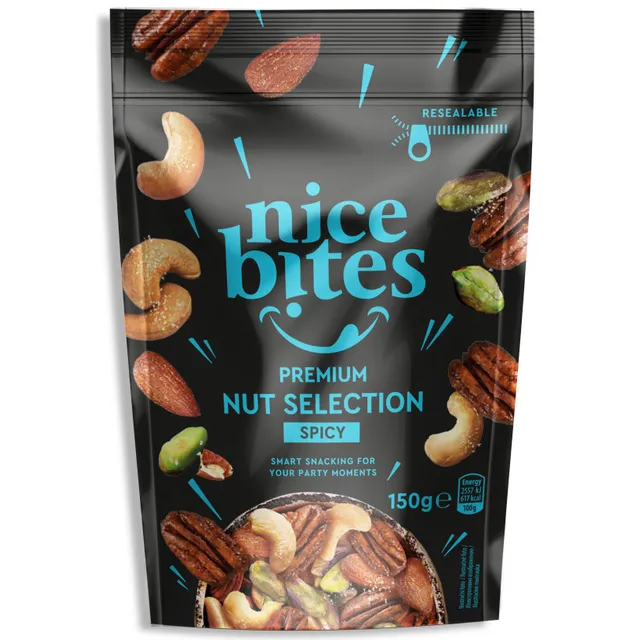 Nut mix with spicy seasonings NICE BITES, 200 g