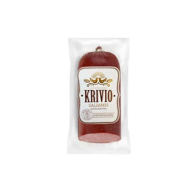 Virta-rūkyta dešra aukščiausia rūšis KRIVIO, 400 g