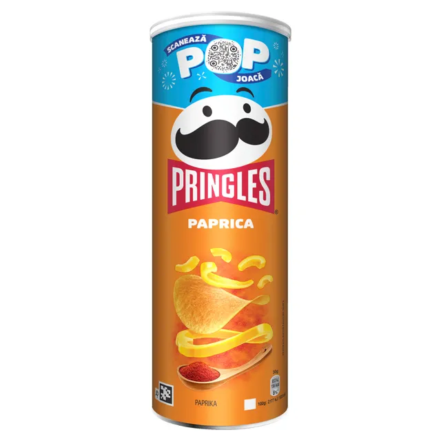 Spicy pepper flavored potato chips PRINGLES, 165 g