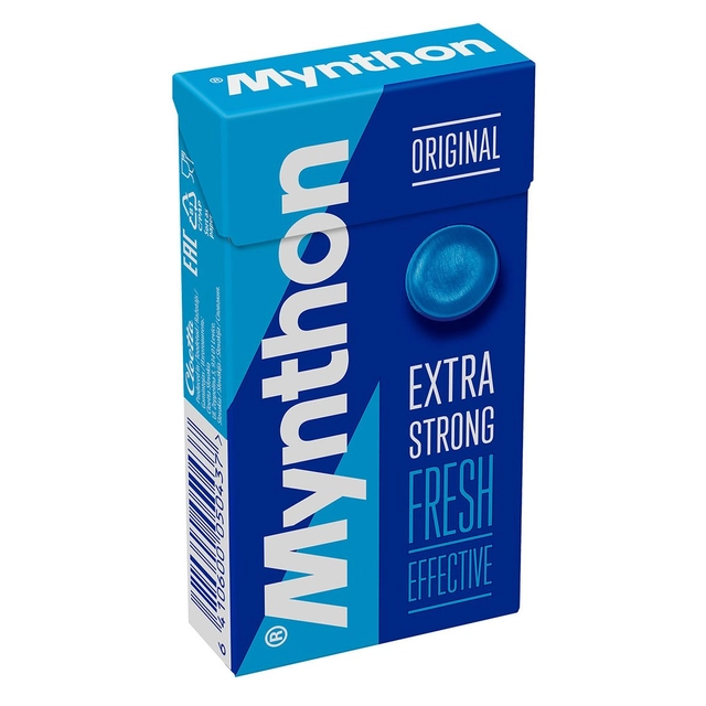 Pastilės MYNTHON EXTRA-STRONG, 34 g