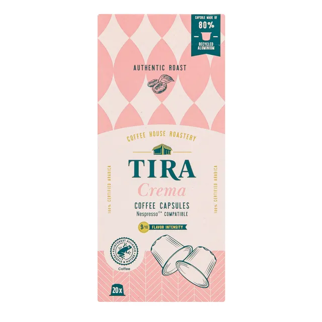 Coffee Capsules Np TIRA CREMA, 20 pcs.