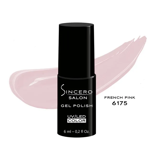Gelinis nagų lakas SINCERO SALON French pink, 6 ml 6175 