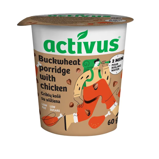 Гречневая каша с курицей ACTIVUS, 70 г