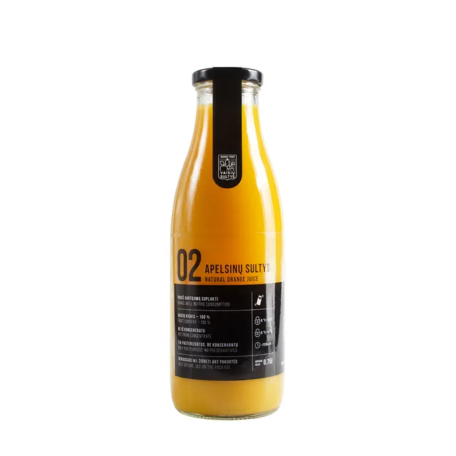 Apelsinų sultys Nr. 02, 750 ml