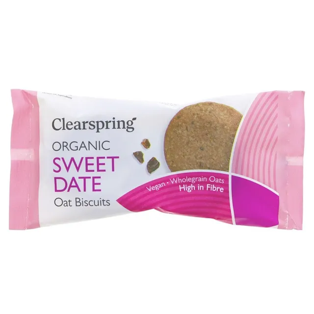 Organic oatmeal cookies with dates CLEARSPRING, 40 g