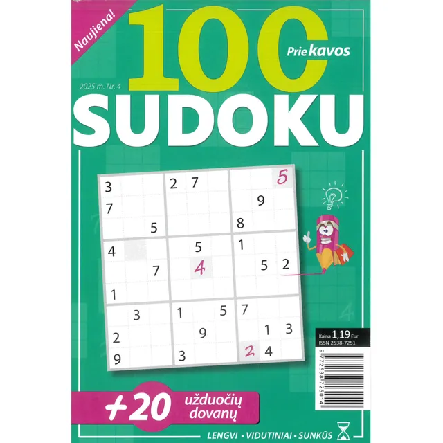 Kryžiažodžių žurnalas SUDOKU