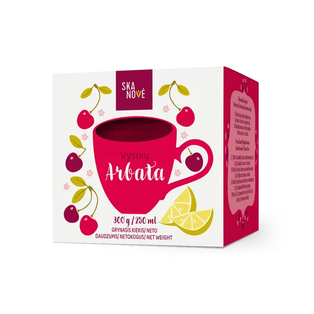 Vyšnių arbata SKANOVĖ, 250 ml