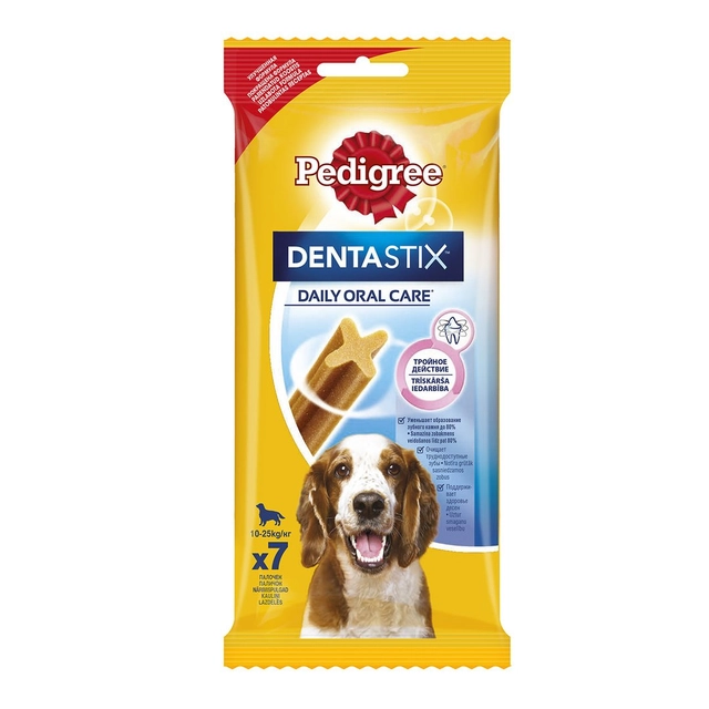 Лакомства для собак PEDIGREE DENTA STIX (7 шт), 180 г