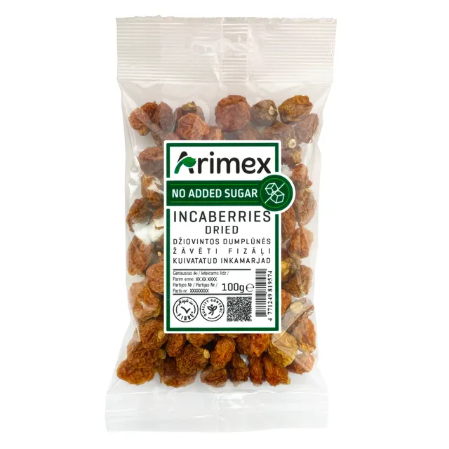 Džiovintos dumplūnės ARIMEX, 100 g