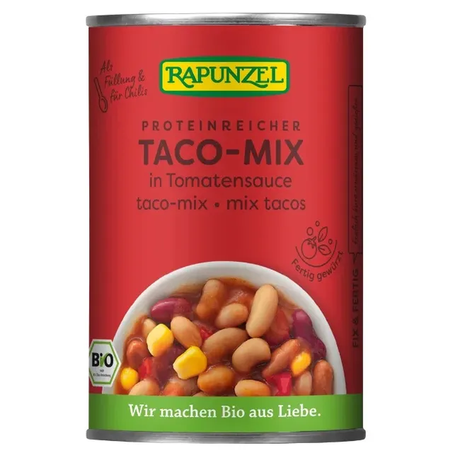 Canned beans in tomato sauce TACO MIX, 400 g