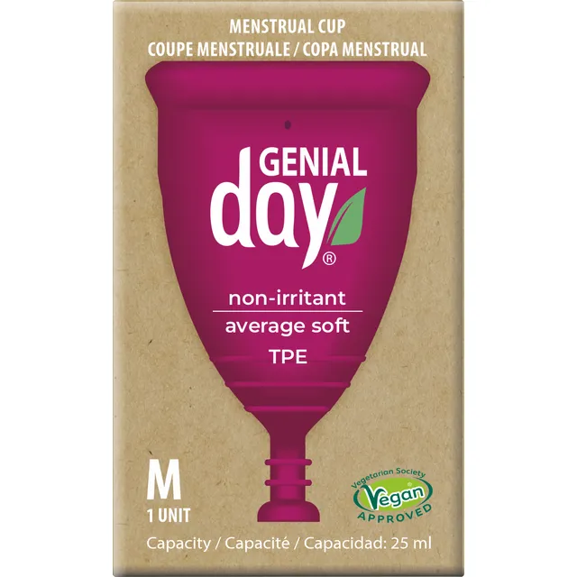 Menstruacinė taurelė GENIAL DAY MEDIUM, 1 vnt.