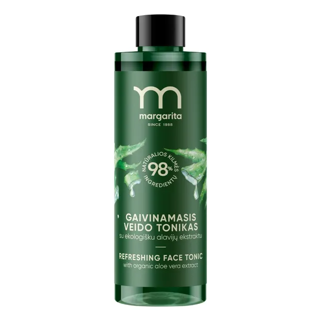 Face tonic with aloe vera extract MARGARITA, 200 ml