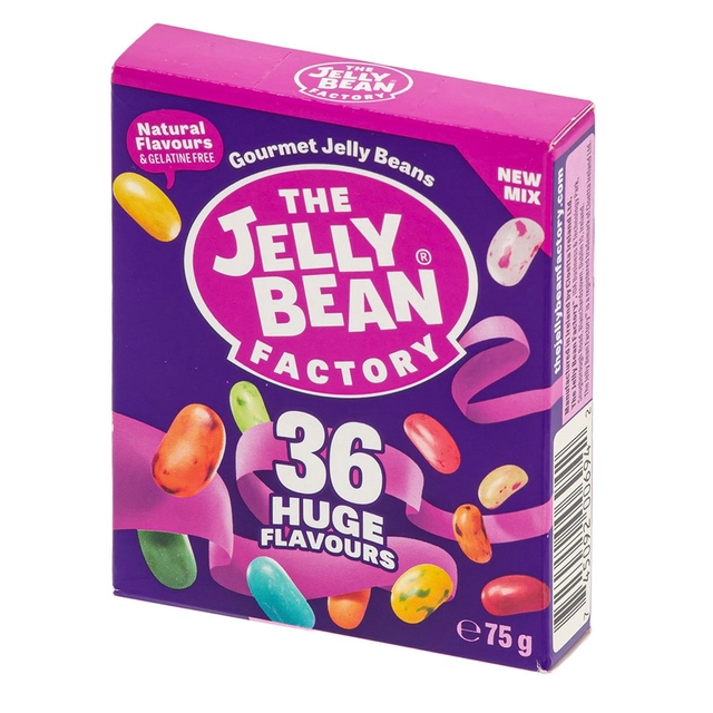 Įvairių vaisių skonių saldainiai JELLY BEAN, 75 g