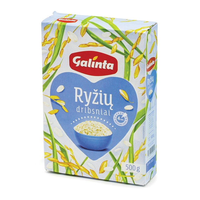 Ryžių dribsniai GALINTA, 500 g