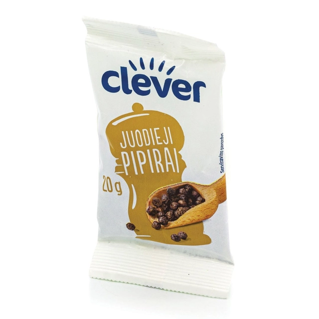 Juodieji pipirai žirneliai CLEVER, 20 g