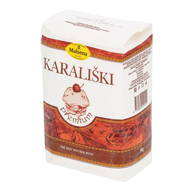 Kvietiniai miltai MALSENA KARALIŠKI, a. r., 405 D, 1 kg