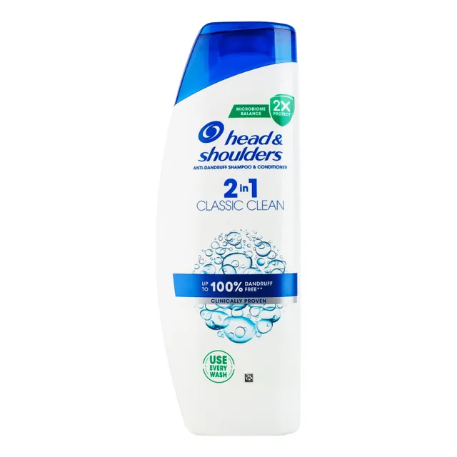 Plaukų šampūnas HEAD&SHOULDERS Classic Clean 2in1, 400 ml
