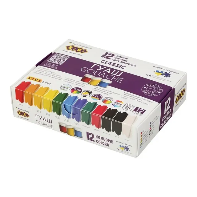 Guašas CLASSIC KIDS Line 12sp x 20ml 