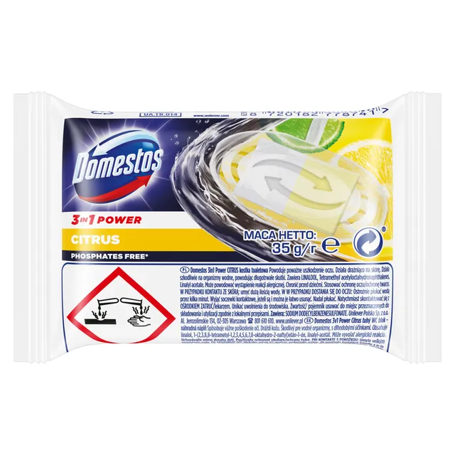 Замена туалетного мыла Citrus DOMESTOS, 35 г
