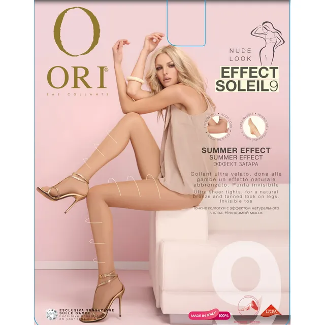 Moteriškos pėdkelnės ORI Effect Soleil 9 DEN – Neutro, 5