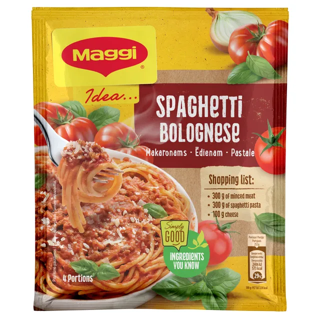 Приправа для пасты MAGGI IDEA SPAGHETTI BOLOGNESE, 44 г