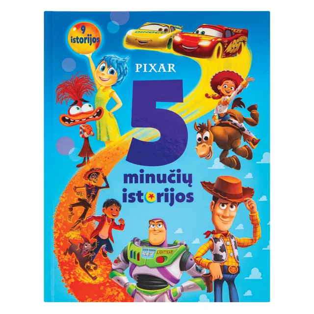 Knyga PIXAR 5 MINUČIŲ ISTORIJOS
