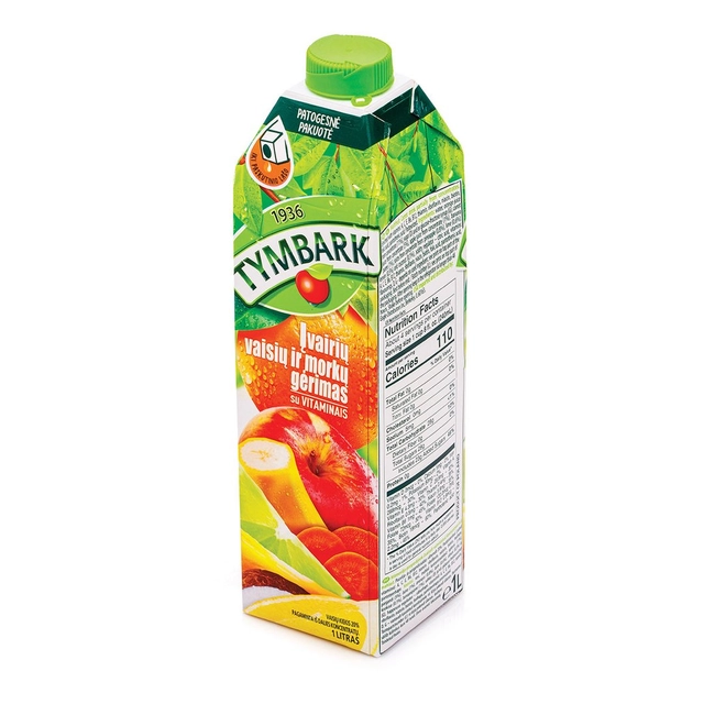 Напиток из различных фруктов и моркови TYMBARK, 1 л