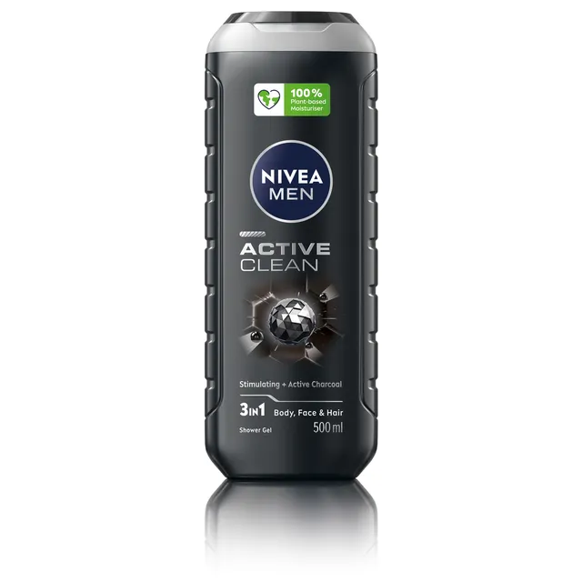 Dušo želė vyrams NIVEA MEN ACTIVE CLEAN, 500 ml