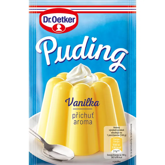 Vanilės skonio pudingas DR. OETKER, 38 g