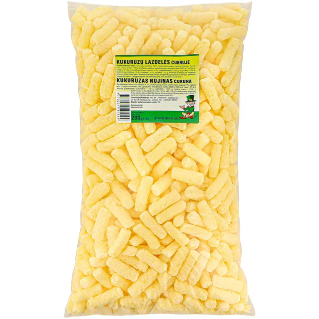 Kukurūzų lazdelės cukruje MORKUNAS, 200 g