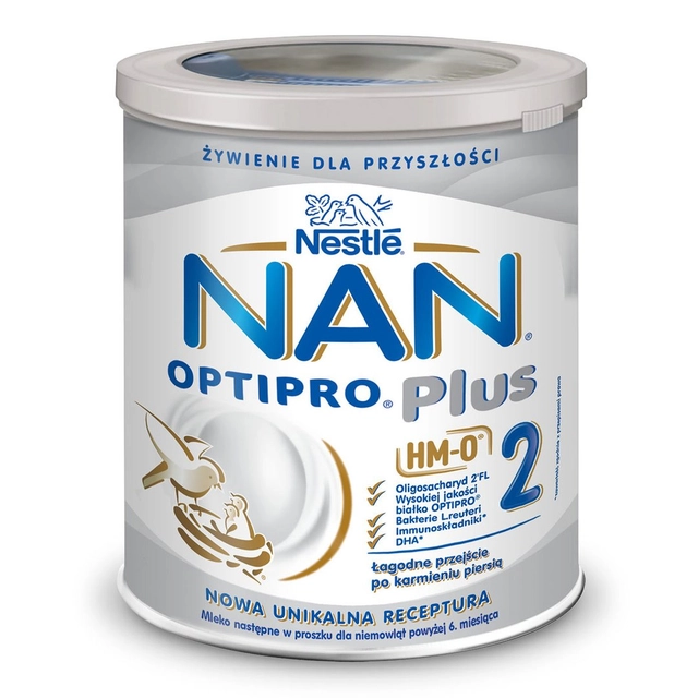 Pieno mišinys NESTLE NAN OPTIPRO PLUS 2 HM TIN (nuo 6 mėn.), 800 g