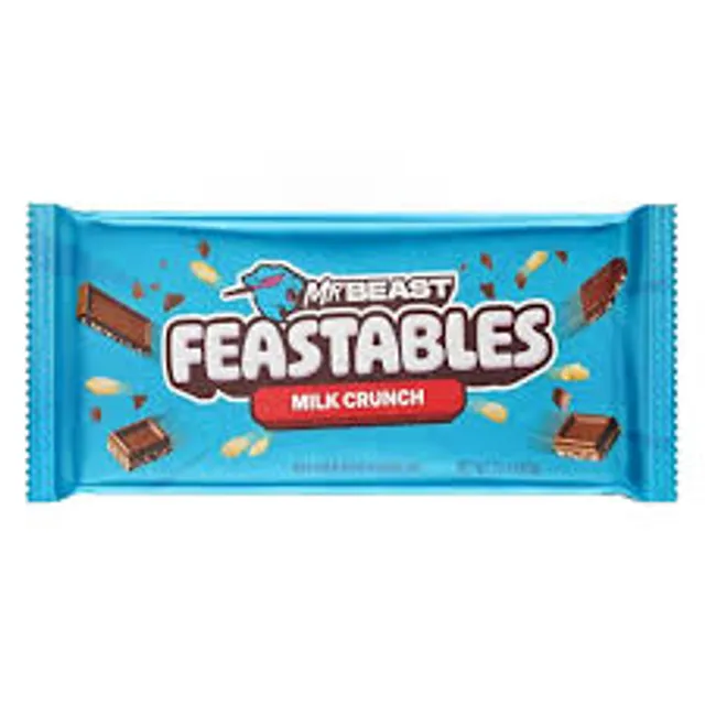 Šokoladas MRBEAST FEASTABLES MILK CRUNCH, 60 g
