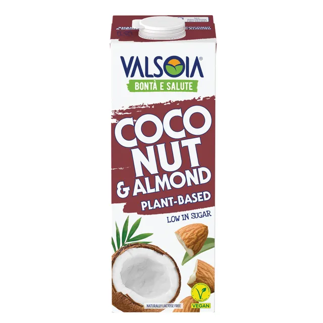 Coconut, almond drink VALSOIA, 1 l