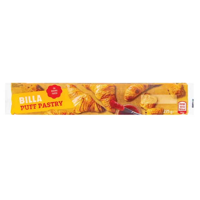 Sluoksniuota bemielė tešla BILLA, 275 g