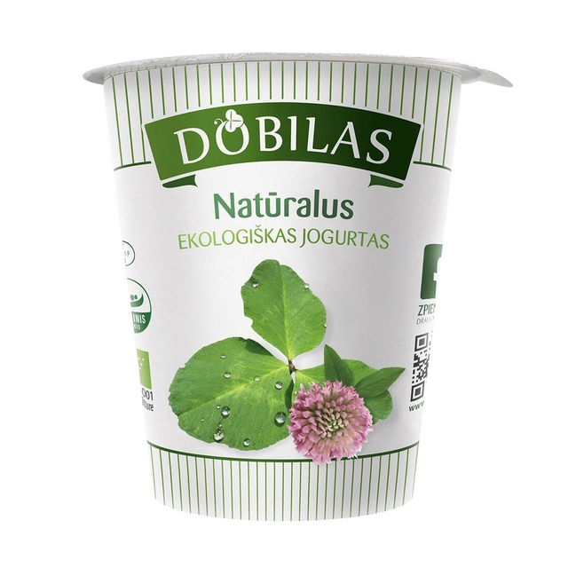 Органический йогурт DOBILAS, 3,5%-6% жира, 300 г