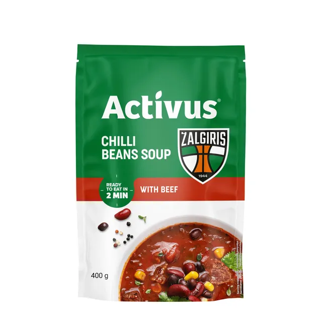 ACTIVUS & ŽALGIRIS spicy bean soup with beef, 400g