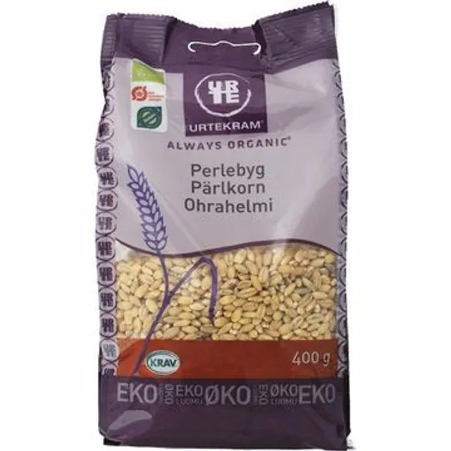 Organic pearl barley groats URTEKRAM, 400 g